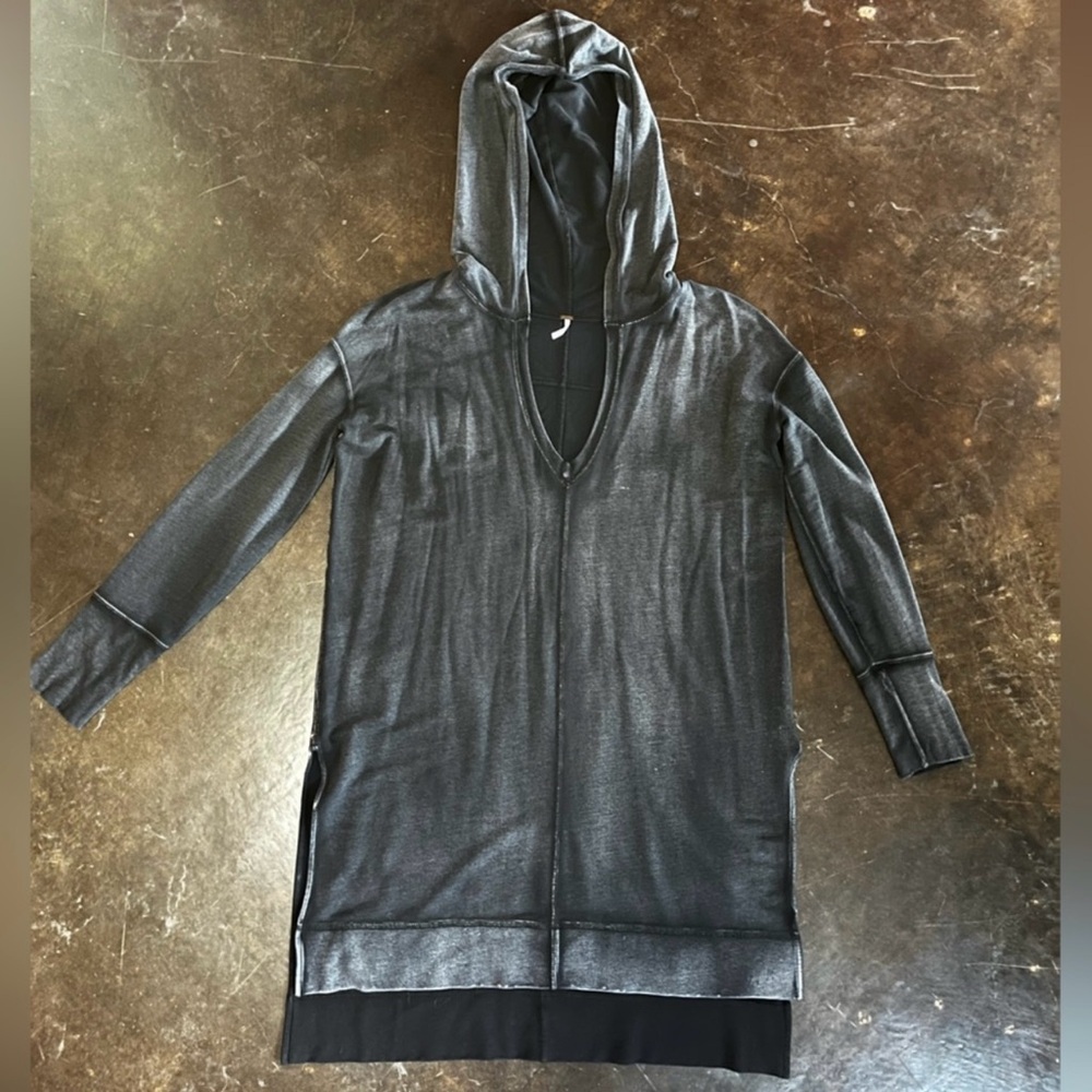 Free People Tunic Hoodie Sweatshirt